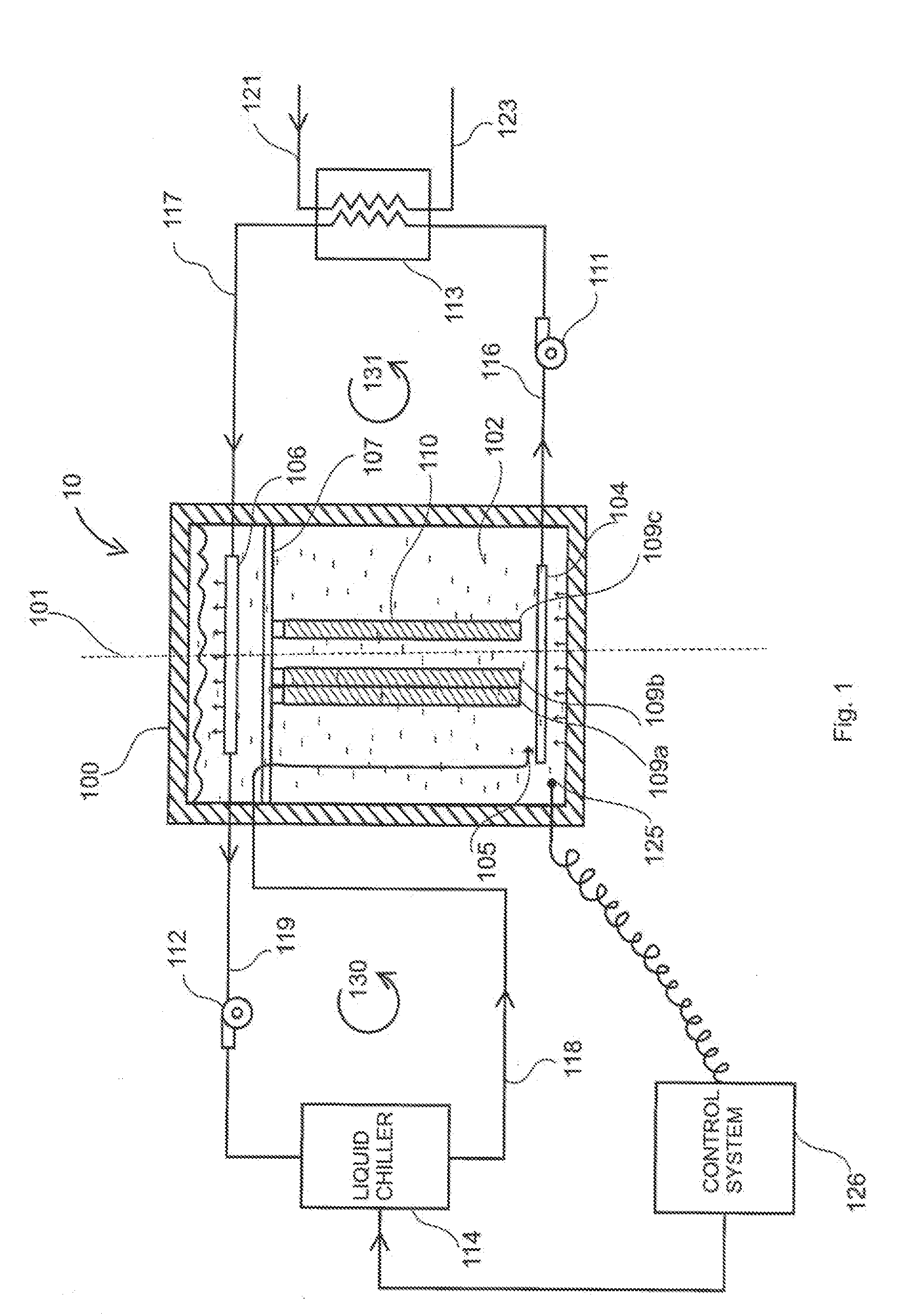 Thermal energy battery with enhanced heat exchange capability and modularity