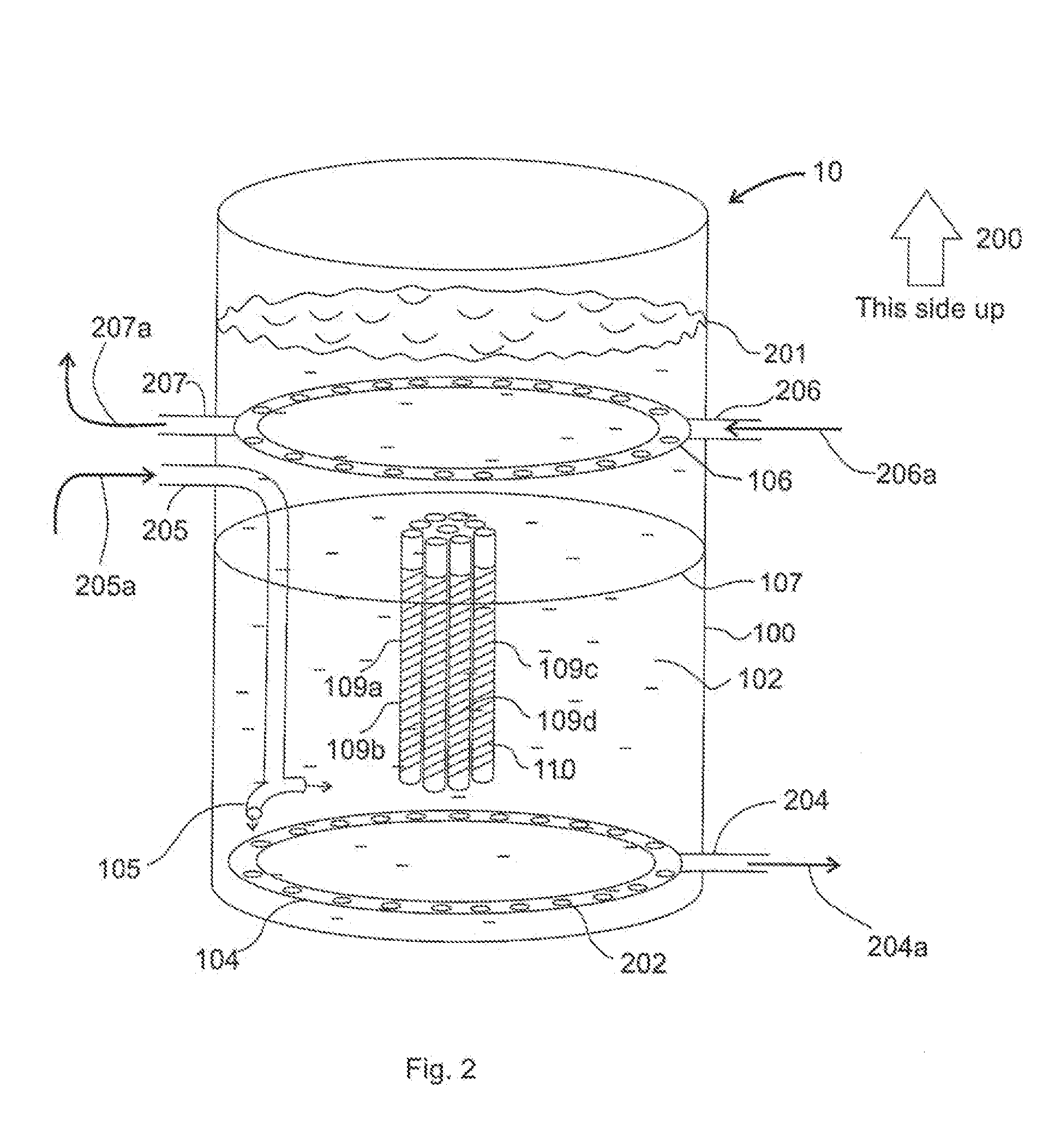Thermal energy battery with enhanced heat exchange capability and modularity