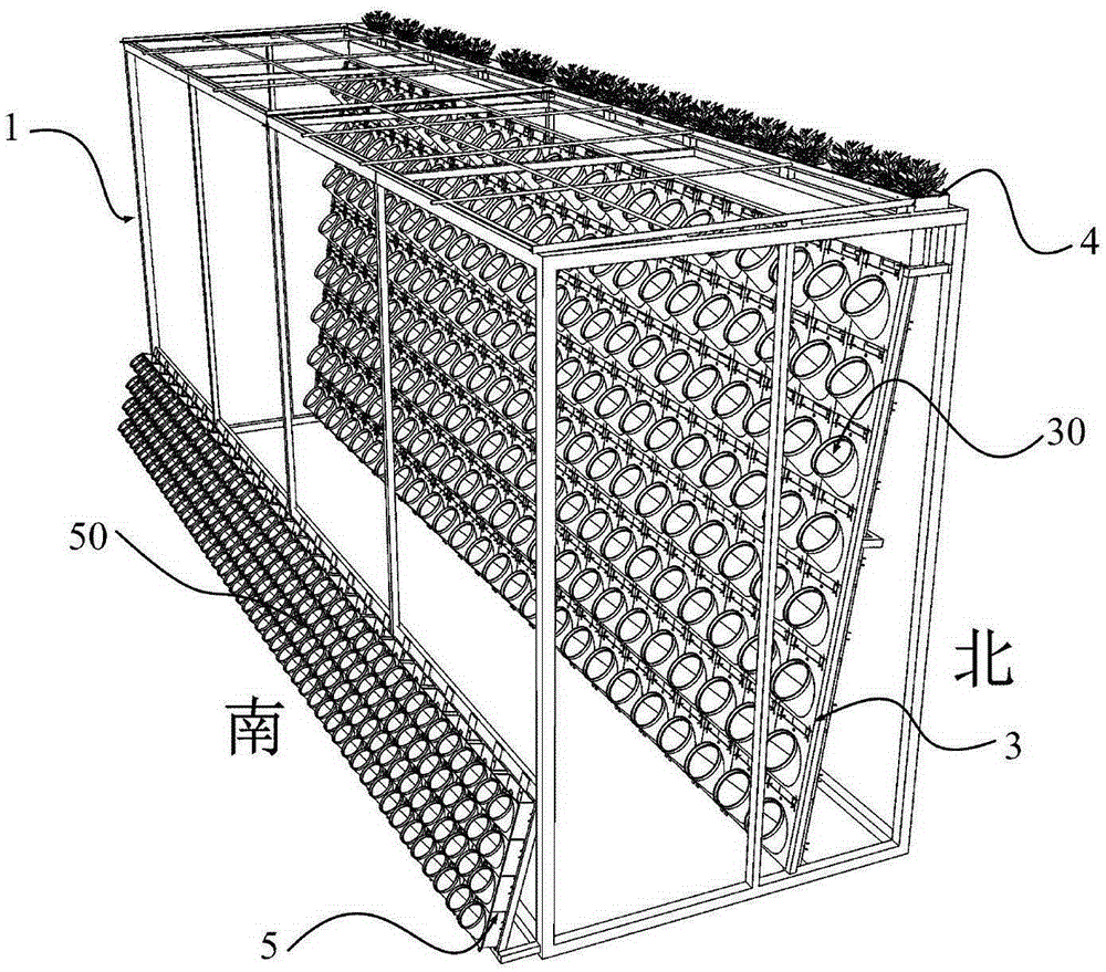 Three-dimensional ecological planting house