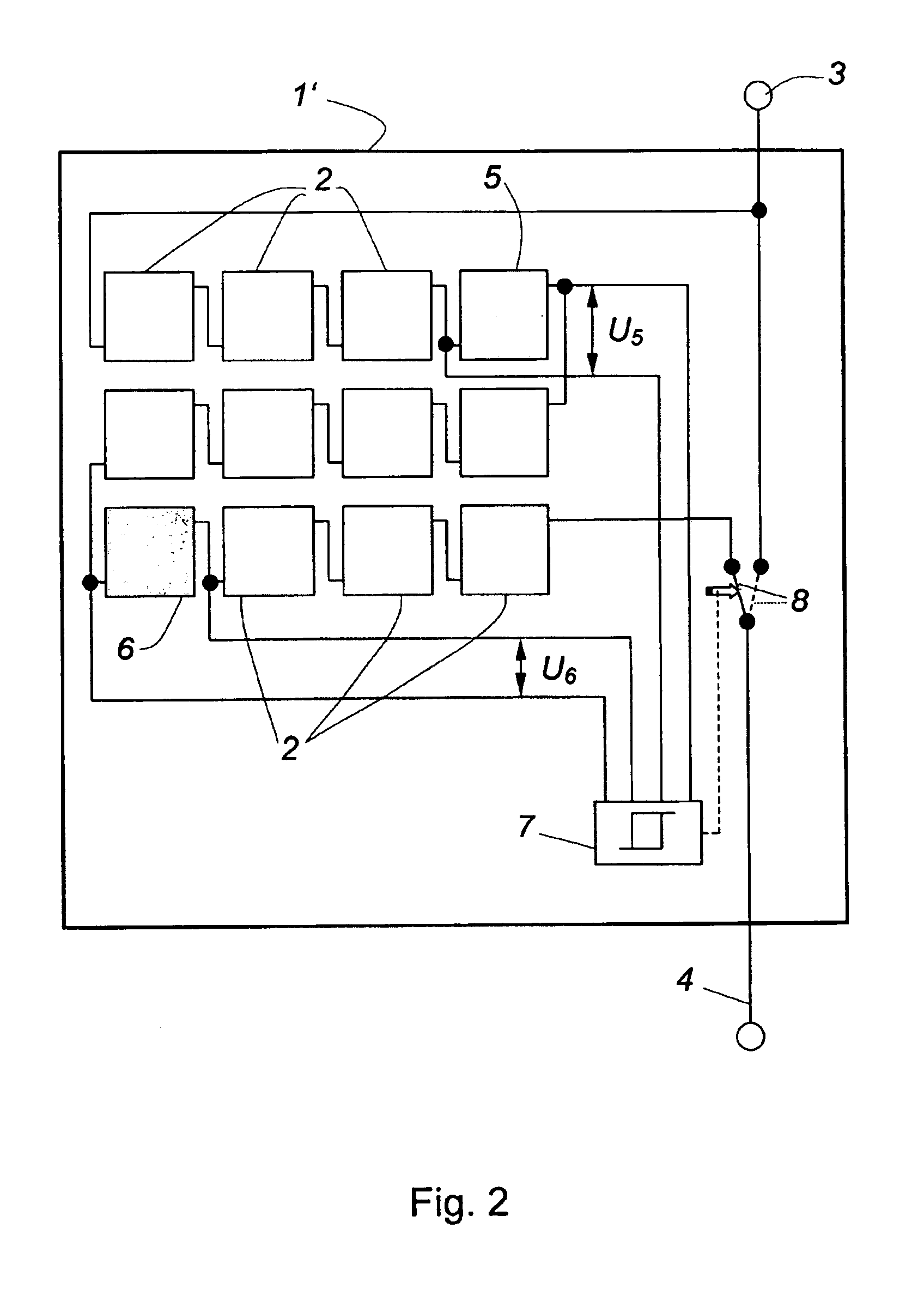 Method for managing a photovoltaic solar module and a photovoltaic solar module