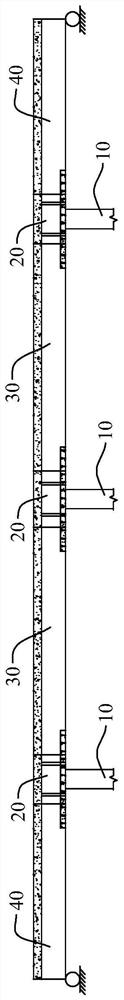 Fabricated steel-concrete combined rigid frame bridge and construction method thereof