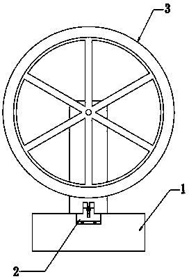 Thorn and pin finding device for rounding bamboo pieces to form dustpan