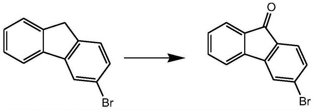Preparation method of 3-halogenated fluorenone compound