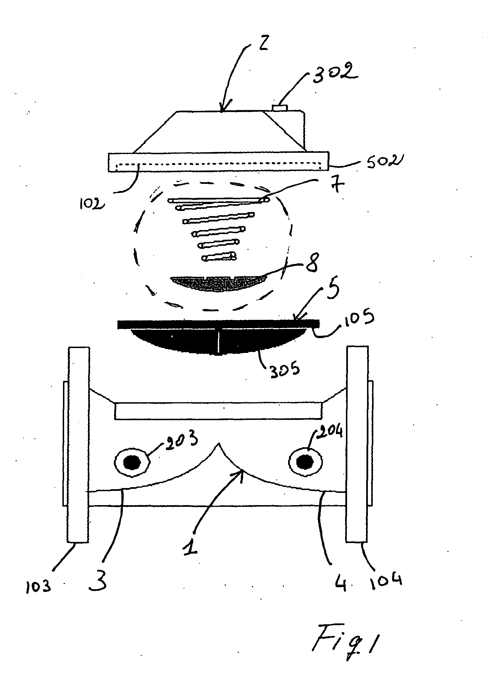 Diaphargm valve and open close element for said valve