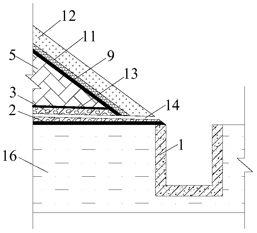 Three-dimensional-drainage roadbed structure for preventing water damage of road in cold region and construction method thereof
