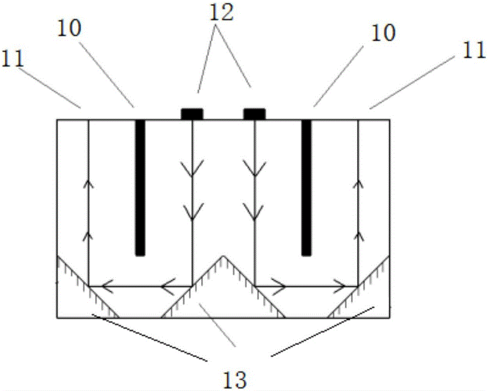 Ultraviolet LED aging table suitable for surface mounting