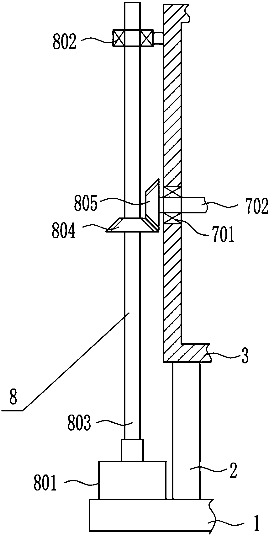 Milk powder mixing device for obstetrics department