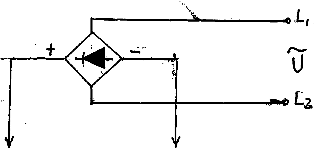 Three-phase water pump water supply and drainage control and voltage-type water level display