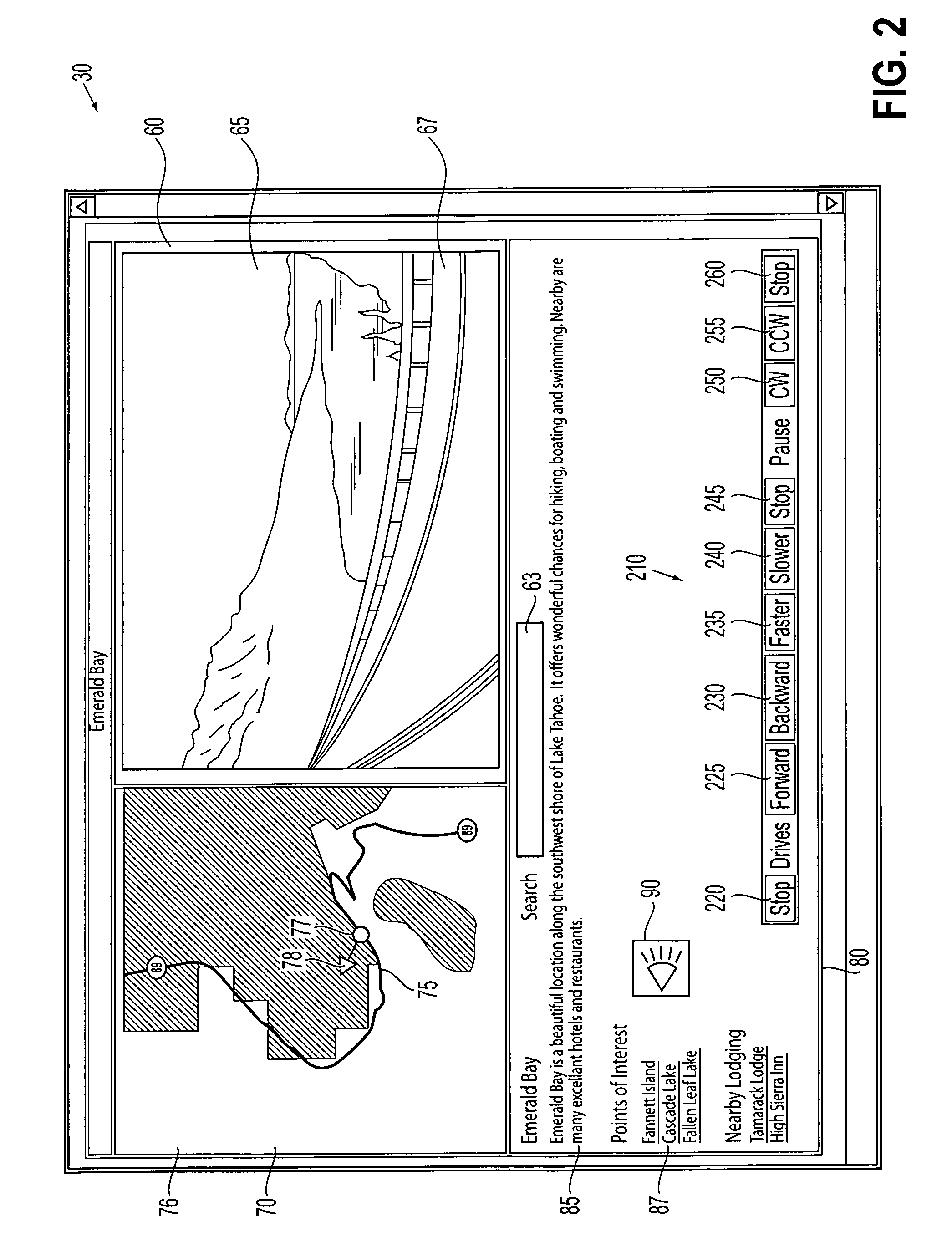 Systems and methods for providing a spatially indexed panoramic video