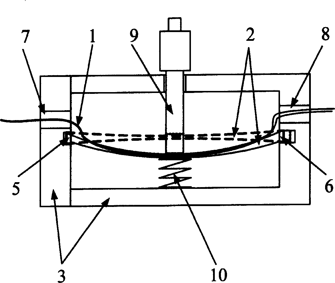 Passive full optical-fiber adjustable optical tapping element