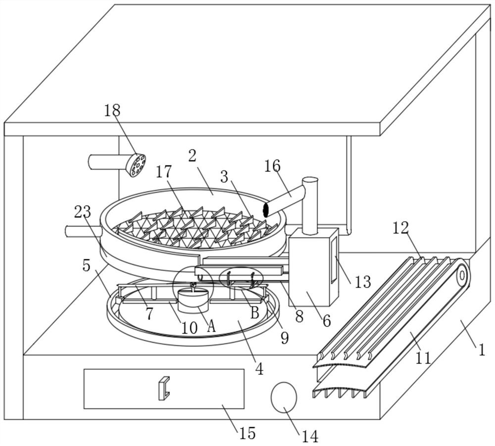 Grain counting machine with screening function for nut packaging machine