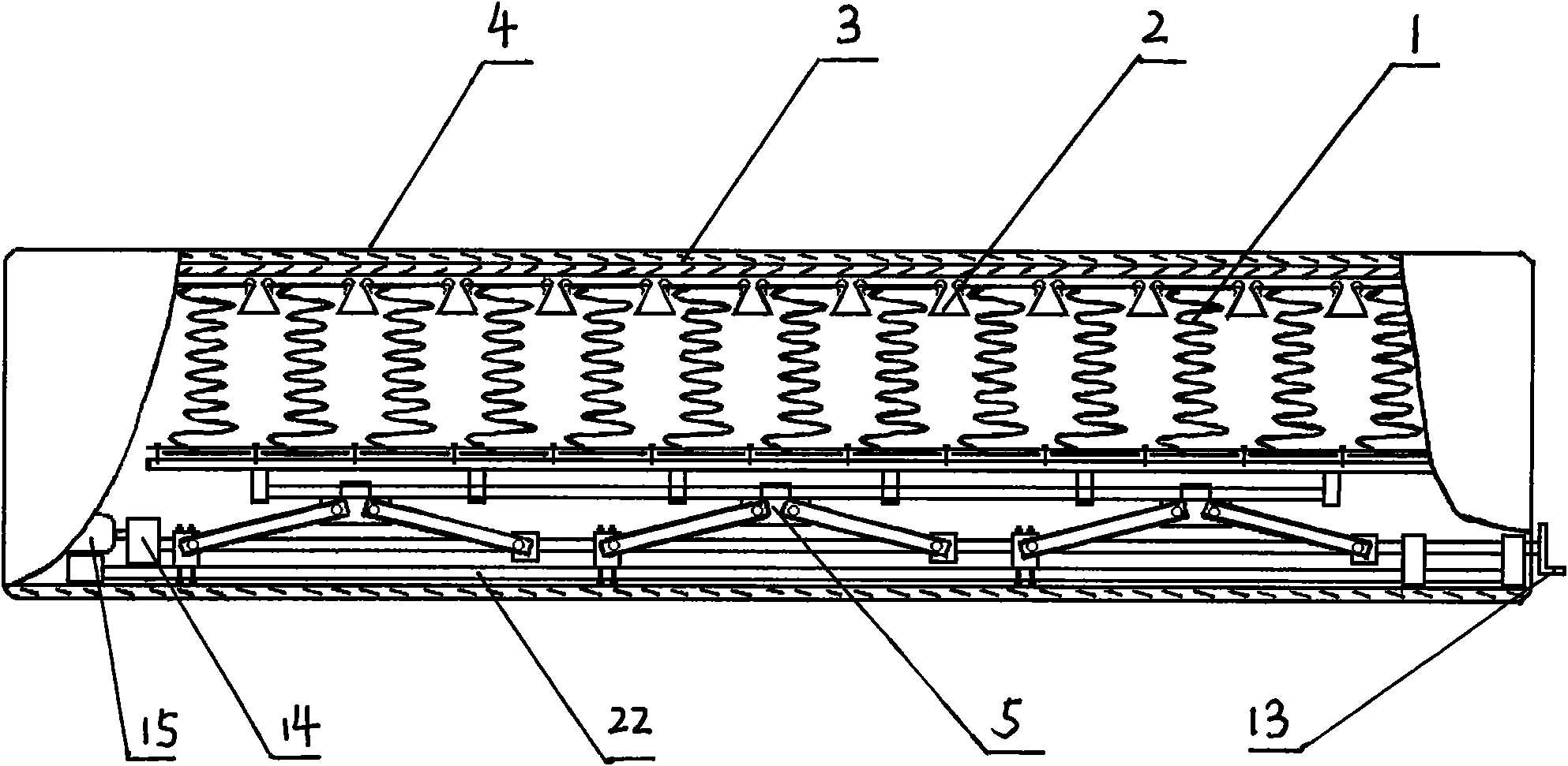 Process for producing curved surface lifting mattress