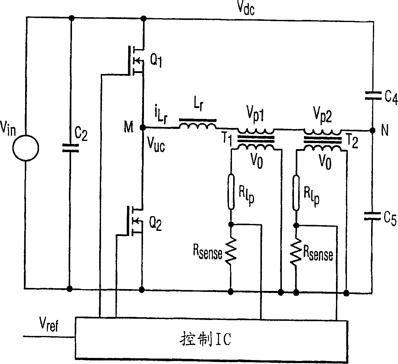 LCD backlighting inverter circuit and LCD