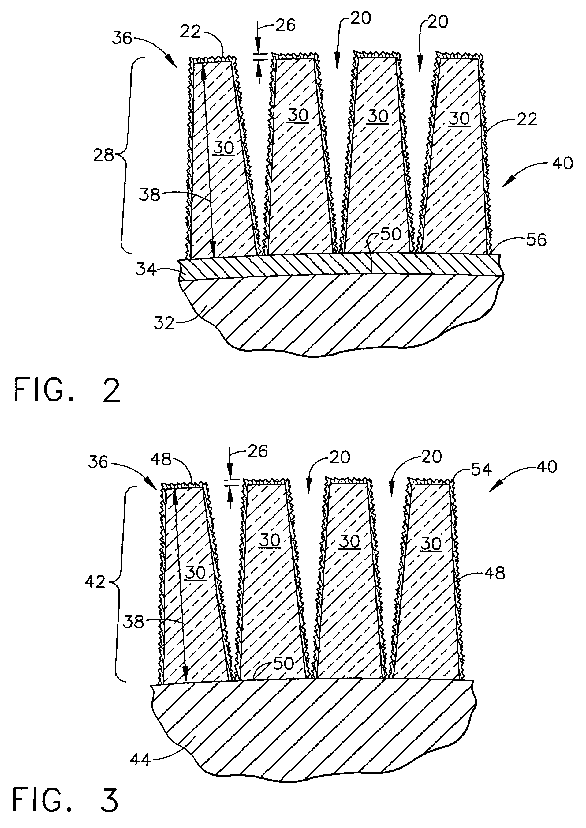 Atomic layer deposition for turbine components