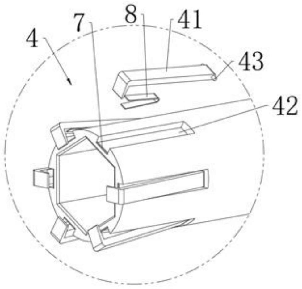 Dismounting tool for cutter feeding shaft of tobacco cutter