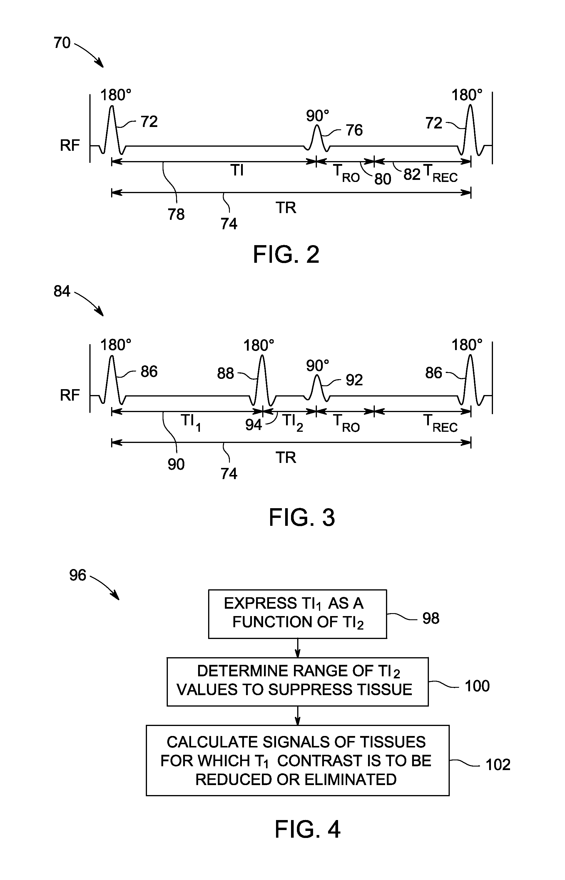 System and method for double inversion recovery for reduction of t1 contribution to fluid-attenuated inversion recovery imaging
