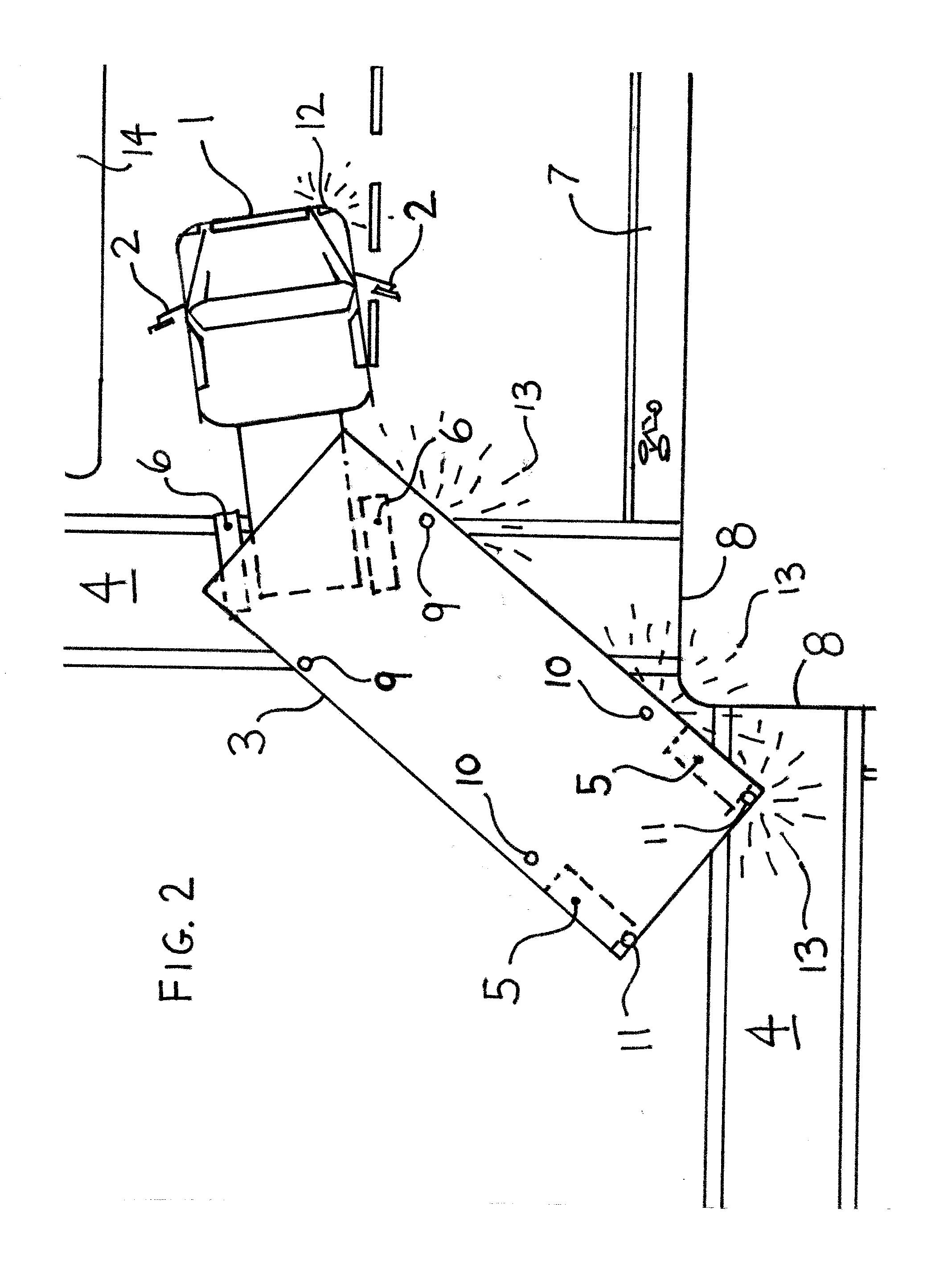 Position and pathway lighting system for a vehicle or combination of vehicles sides undersides rear or trailing wheels and rear or trailing body portion
