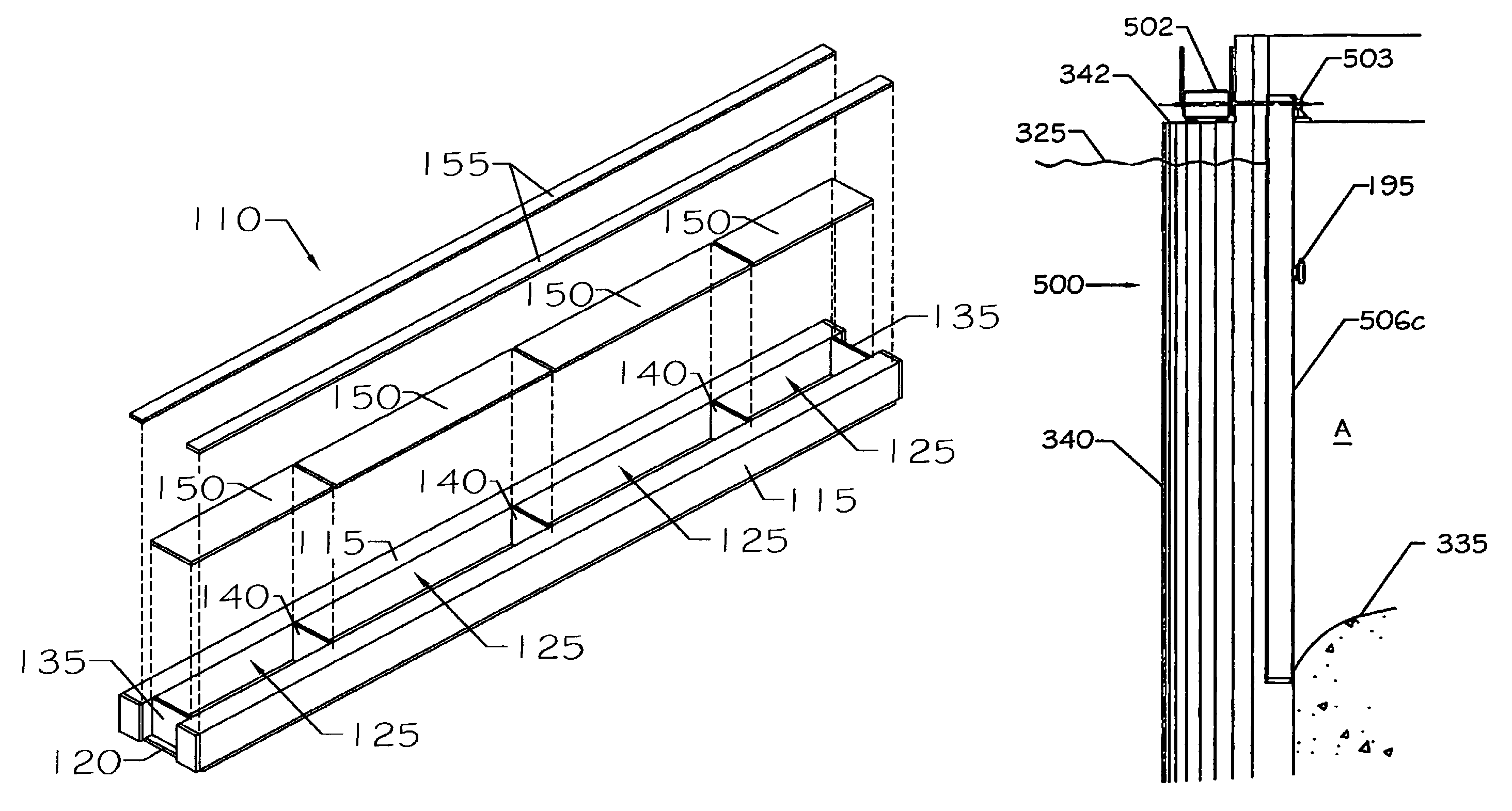 Method for dry isolation of a water passage of a dam