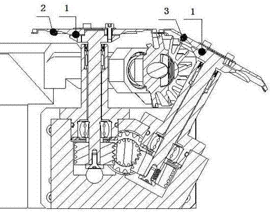 A leveler for double flue with independent drive