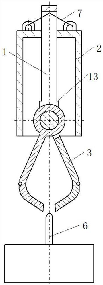 Mechanical remote unlocking and separating mechanism and using method thereof