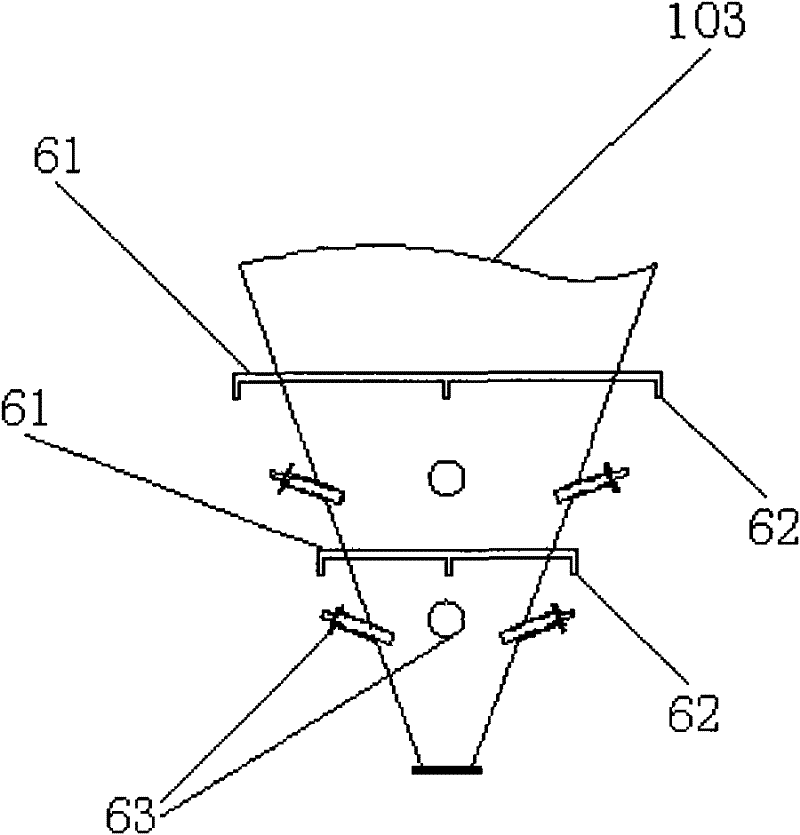 Combined coal powder storage and supply system