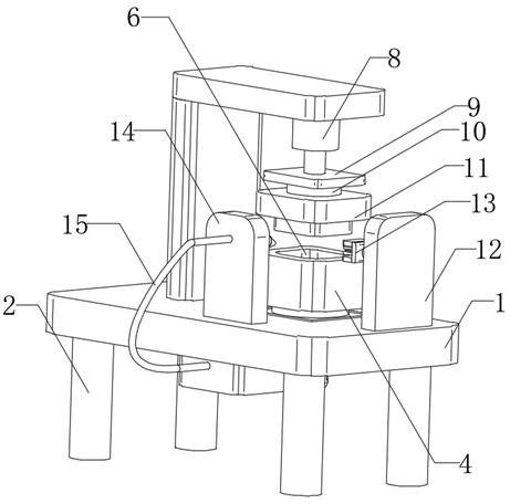 Bottom buckling and winding device for tinplate can machining