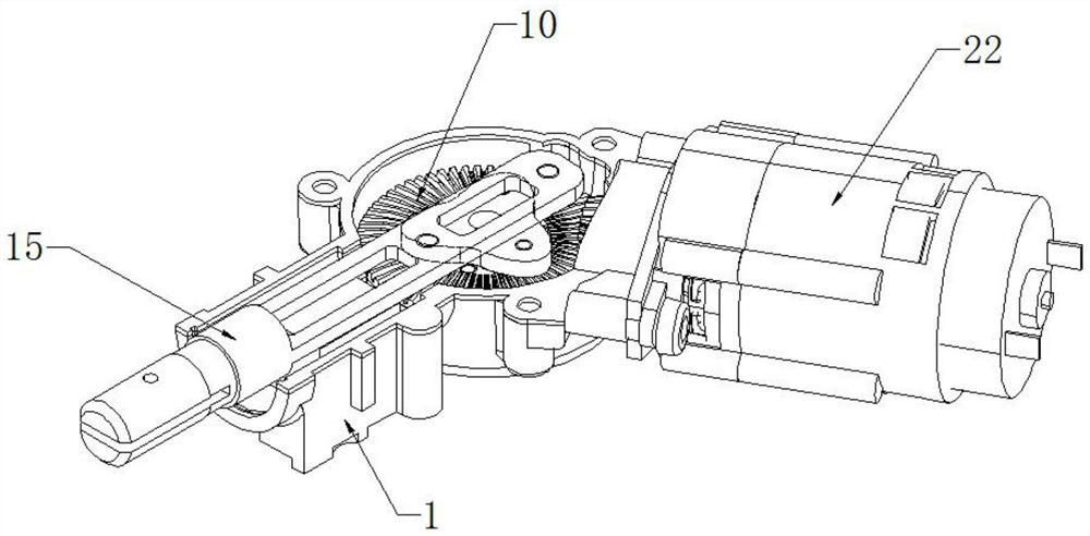 Reciprocating motion structure of non-eccentric mechanism