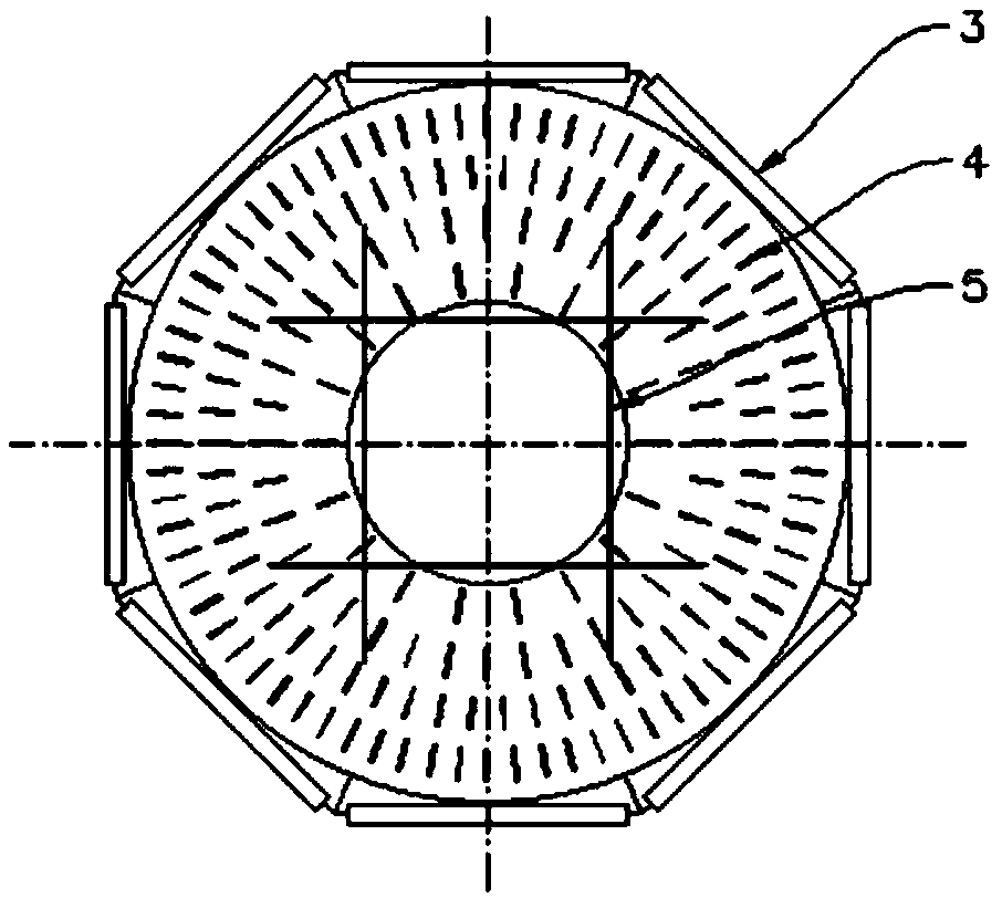 Floating rubbish automatic collecting device for shallow sea near-shore water areas