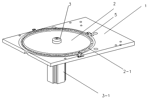 Turntable sample injection device for circular sheet-shaped micro measurement sample