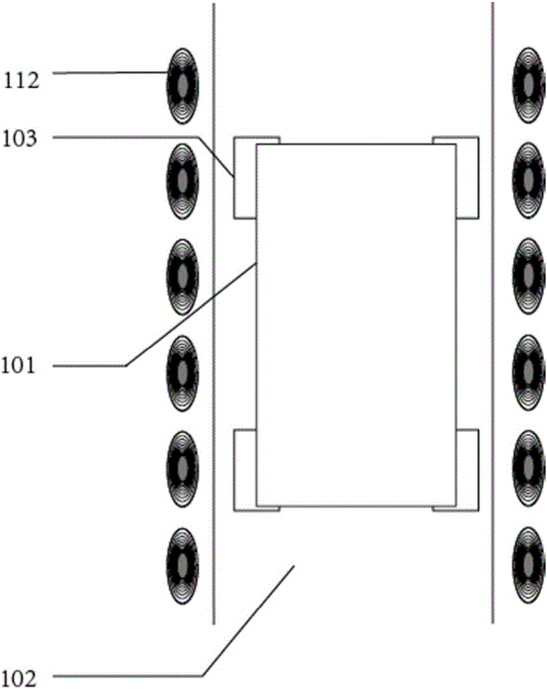 Wireless energy supply system based on wheels in traveling process of electric automobile
