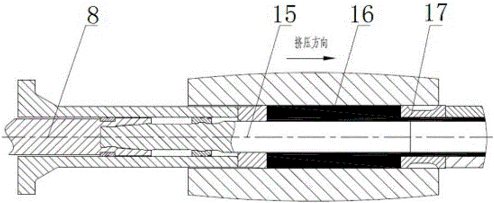External type mechanical fixed needle extruding device and method