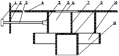 Drainage anti-blocking device special for kitchen sink