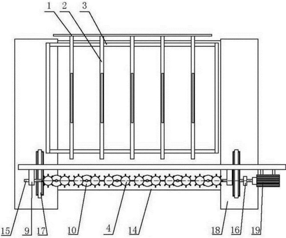 A device for dry removal of cathode plate ammonium sulfate crystals and recycling