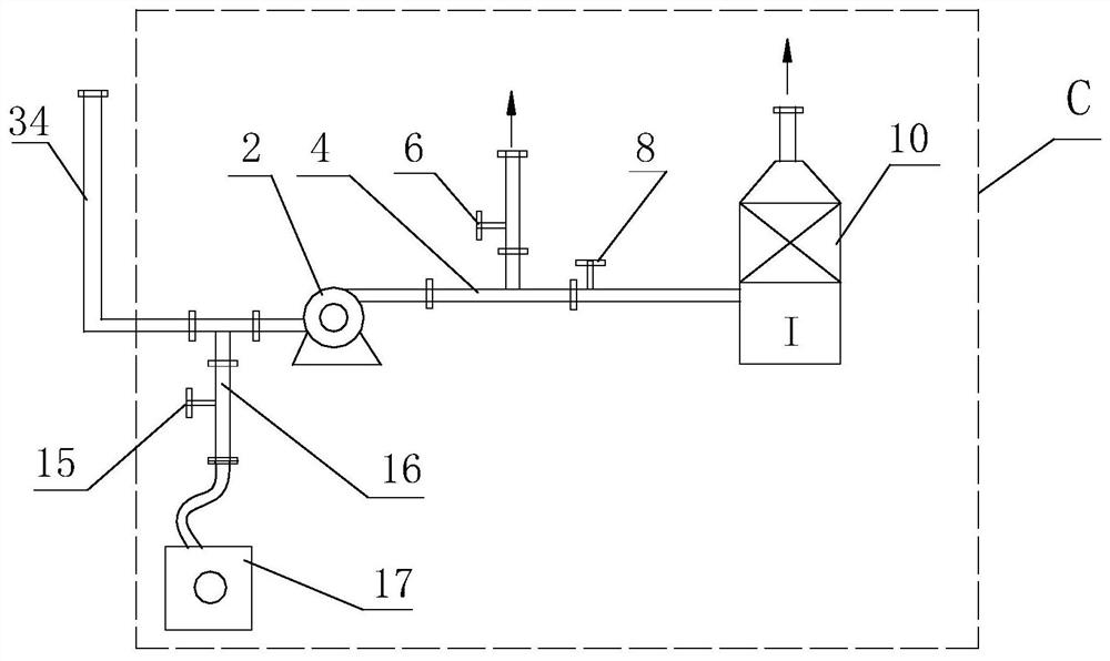 Construction and use method of an indoor air filtration and purification system