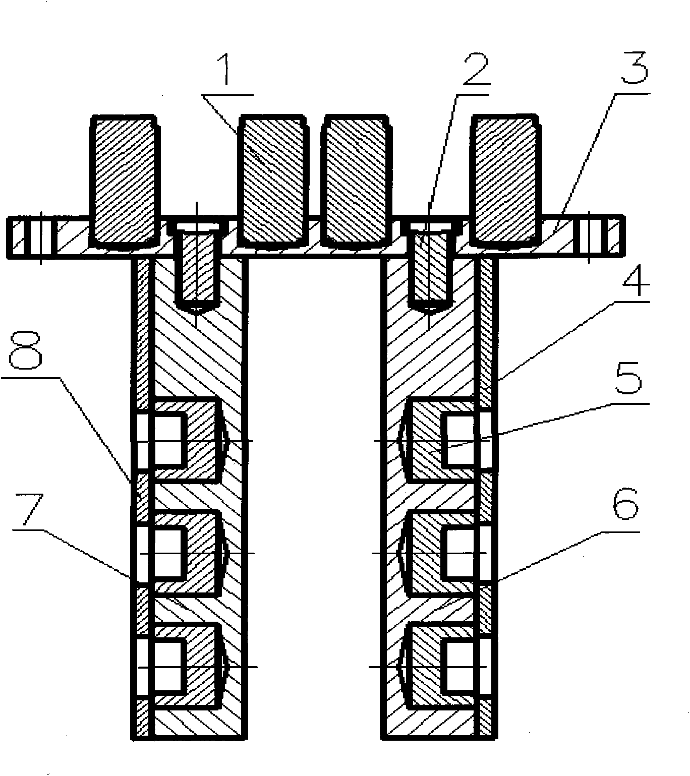 Device and method for implementing local electroplating of parts