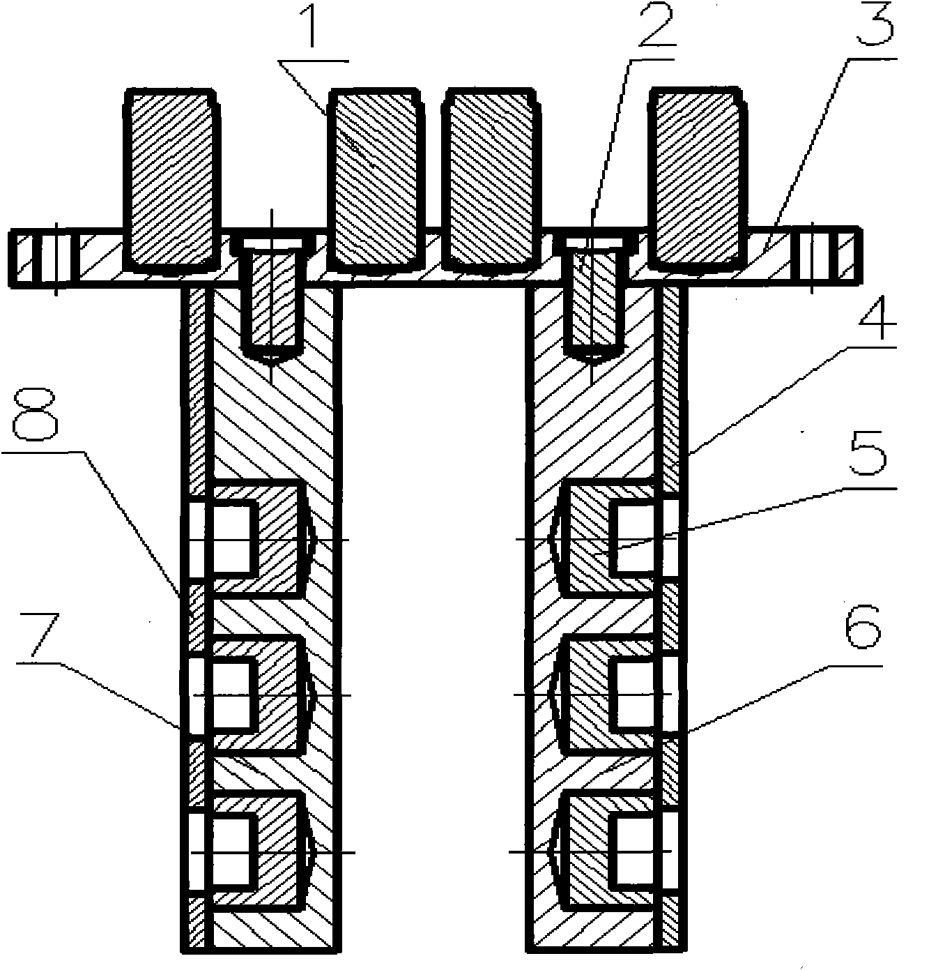 Device and method for implementing local electroplating of parts