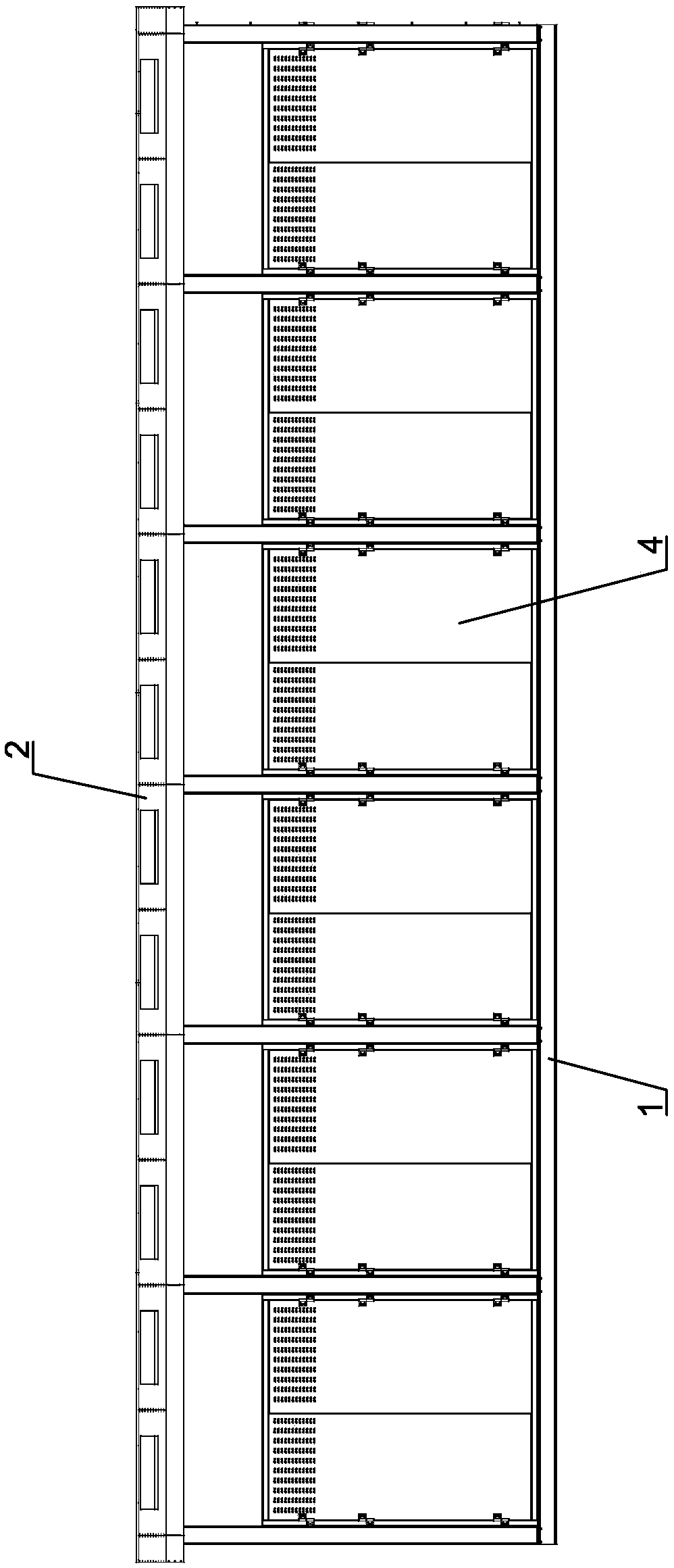 Fuel gas pressure regulating box