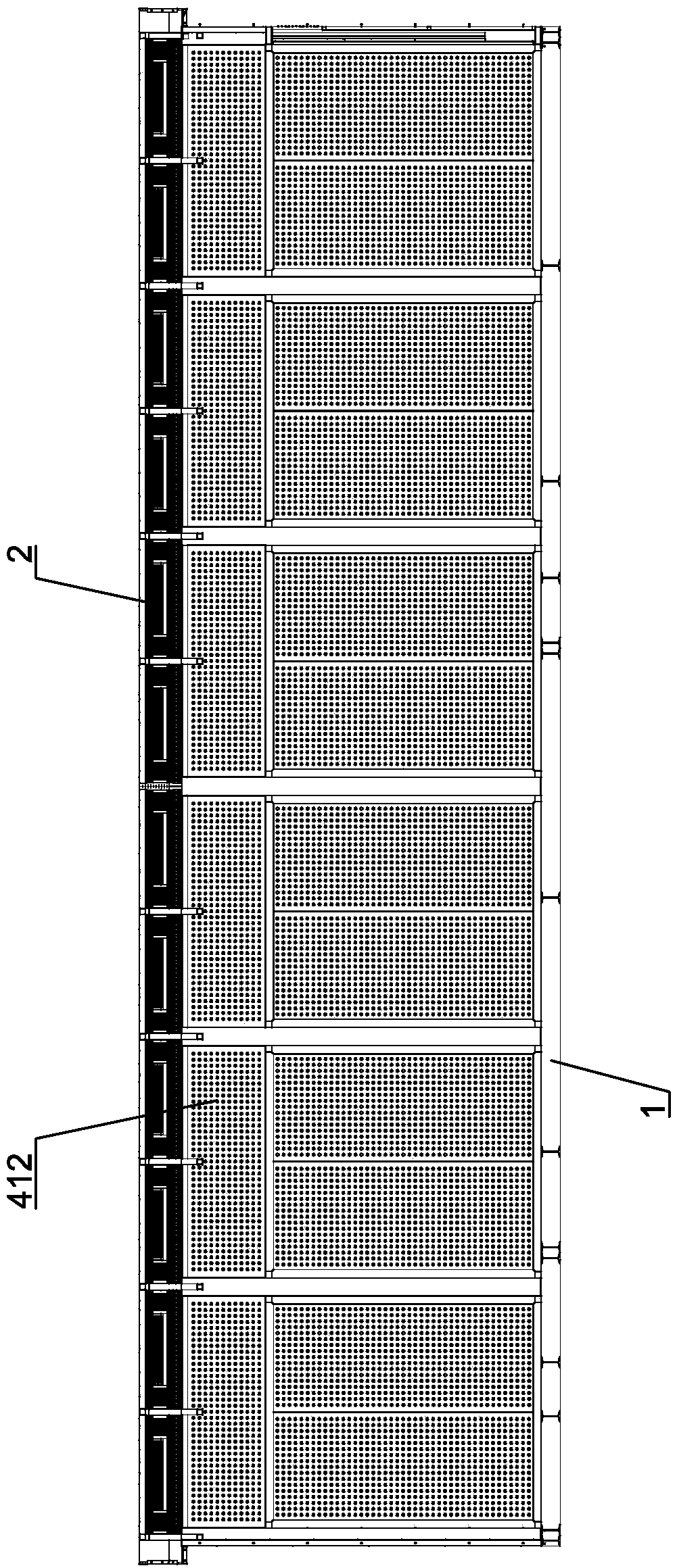 Fuel gas pressure regulating box