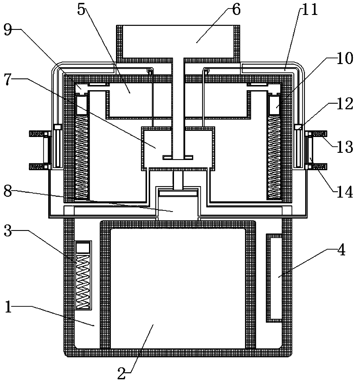 Device facilitating rapid heat dissipation and rapid water stain cleaning of computer