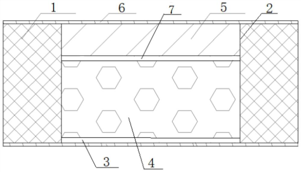 Composite material square cabin wall plate metal embedded part embedding method