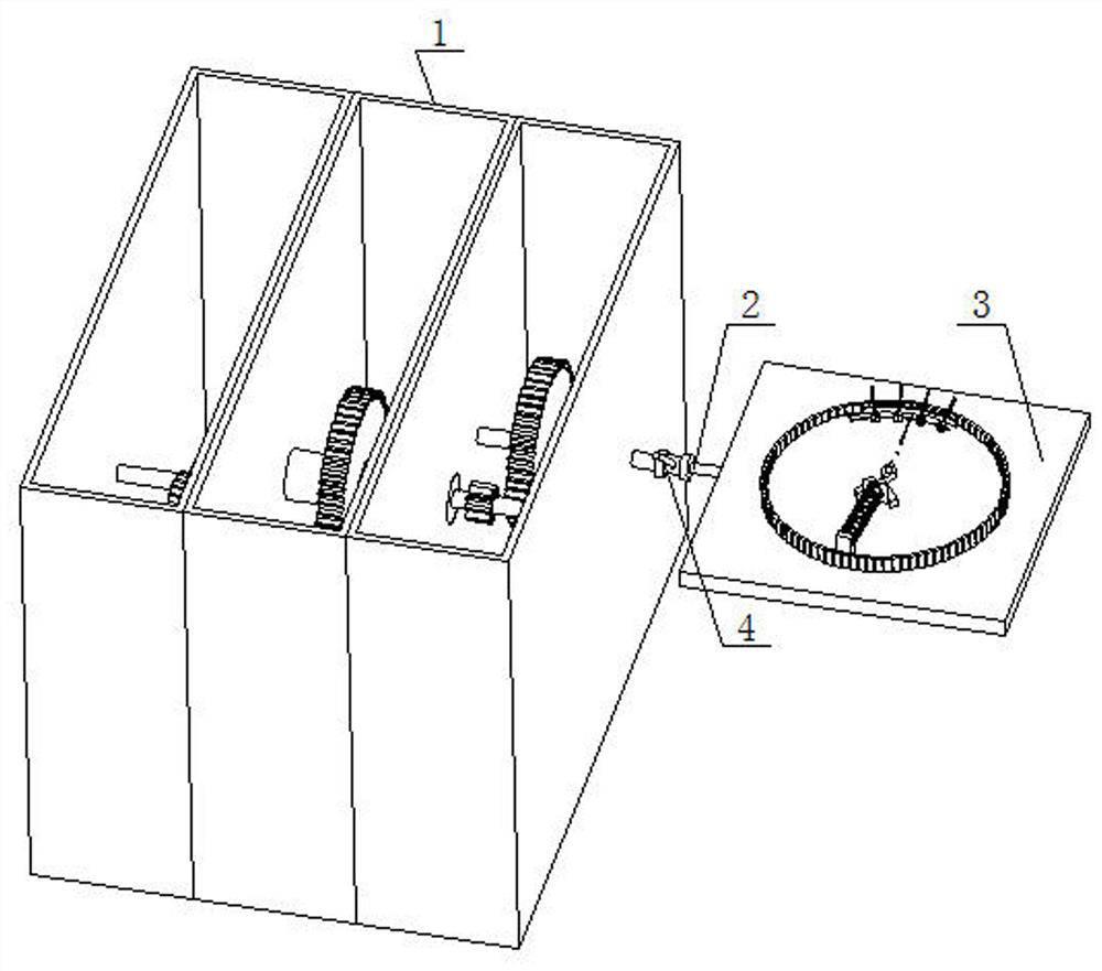 A preparation device for laser machining of bionic micro-textured turning tools