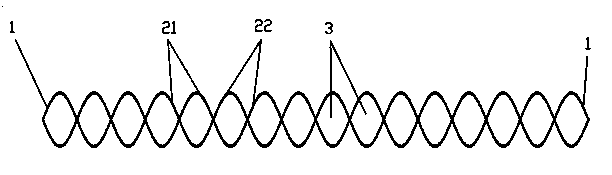 Intravascular stent applied to interventional operation as well as use method, manufacturing method and manufacturing device of intravascular stent