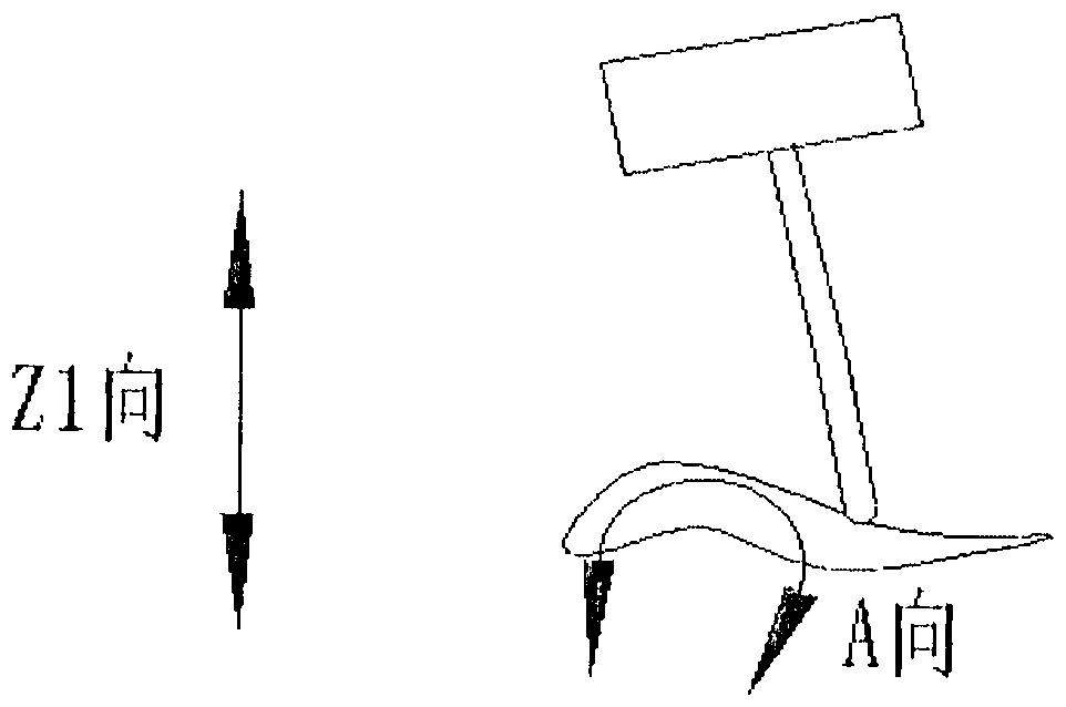 CNC milling-grinding-polishing composite processing machine tool and method for blades