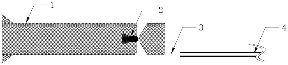 Thrombus protection device and processing device thereof