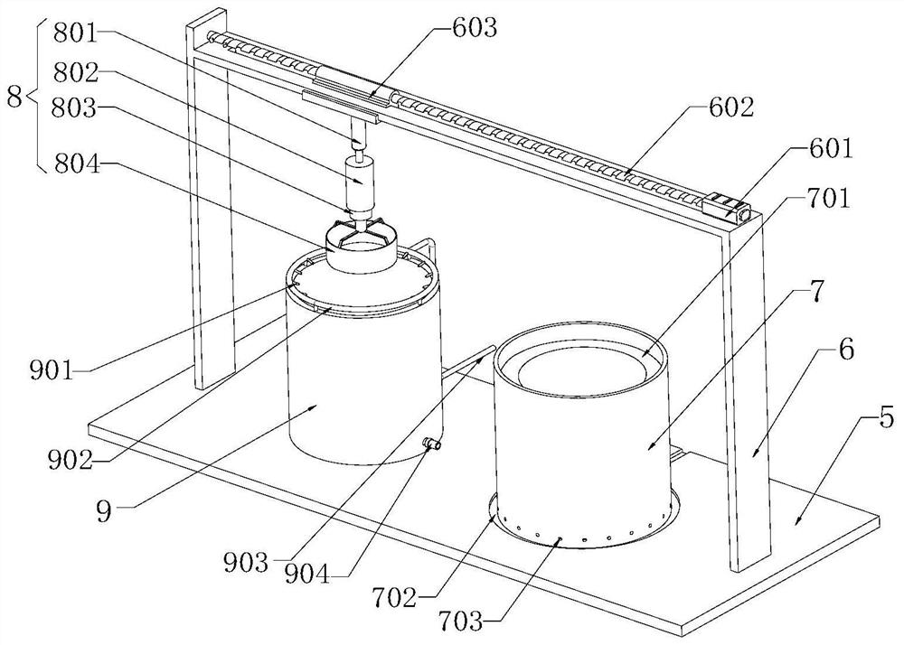 Thrombus protection device and processing device thereof