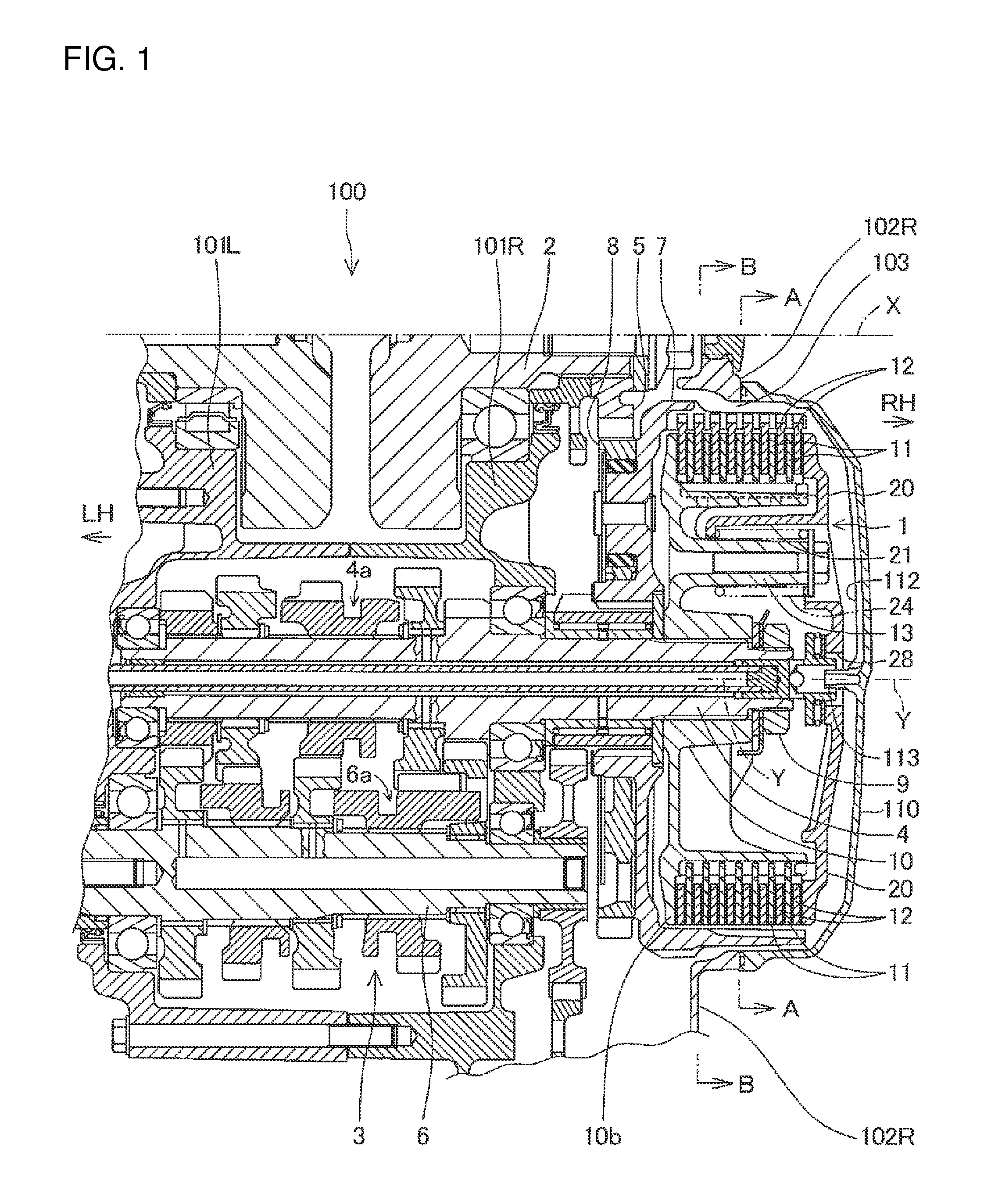 Clutch apparatus for a power unit and power unit incorporating the same
