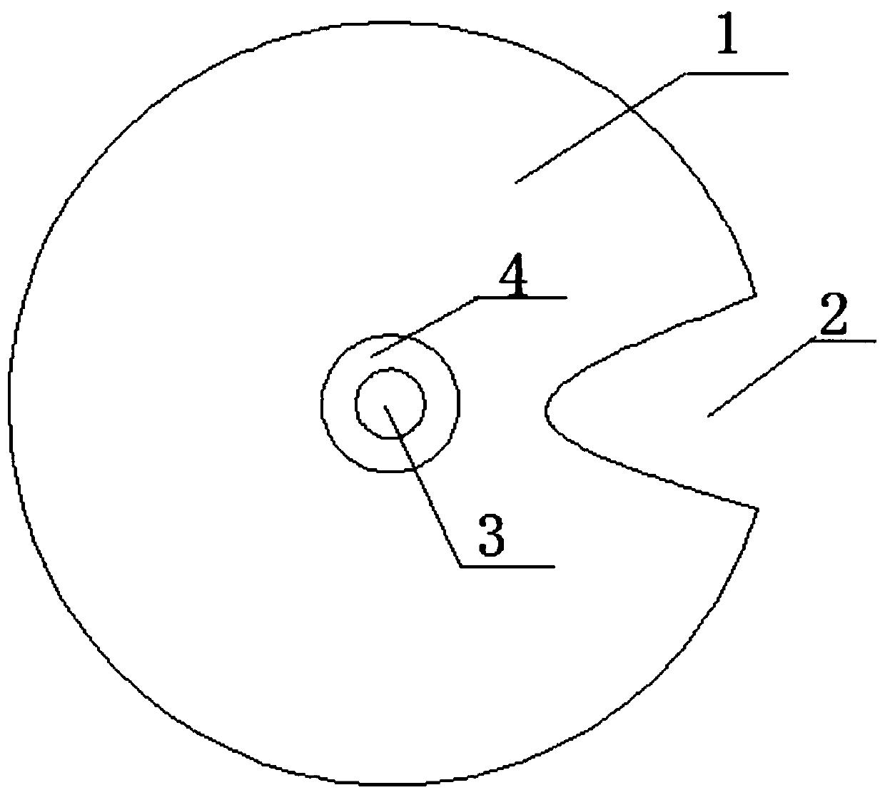 Fiber bronchoscope baffle