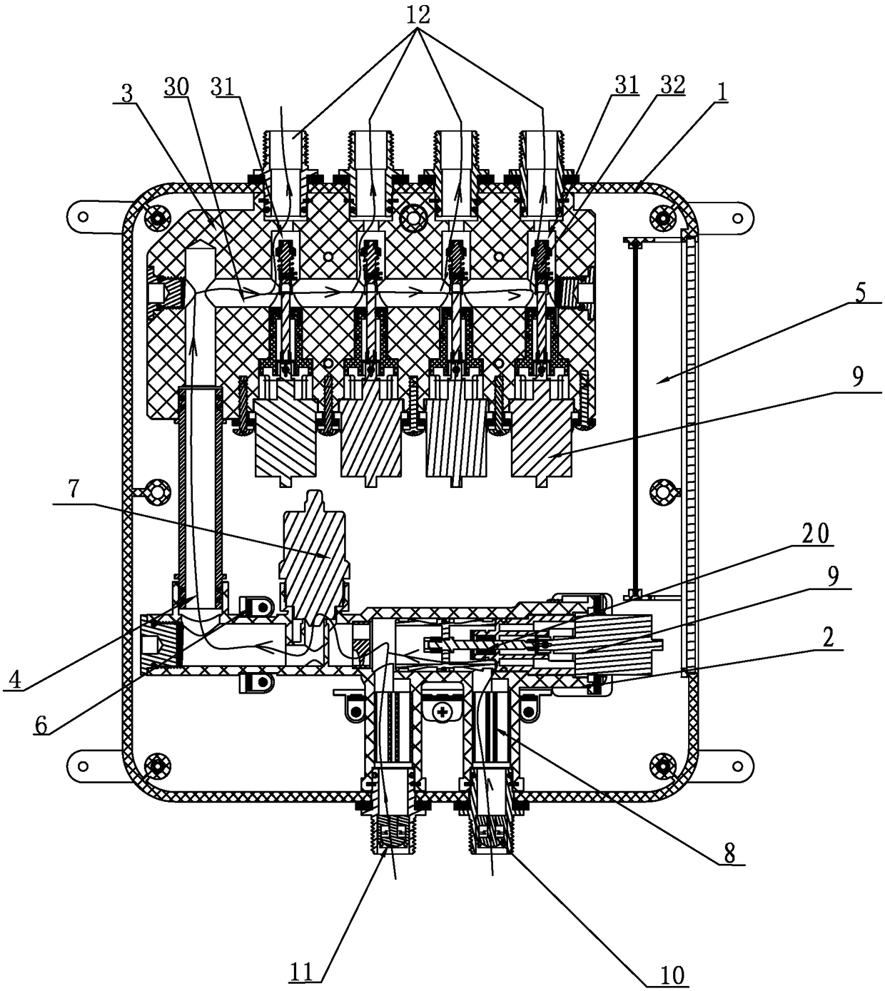 A control core of an intelligent shower system and its control method