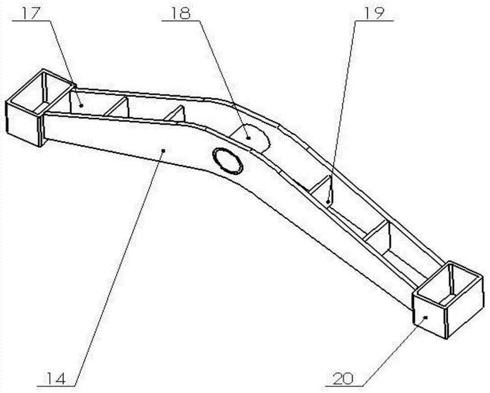 Fully hydraulic wheeled field information collection platform