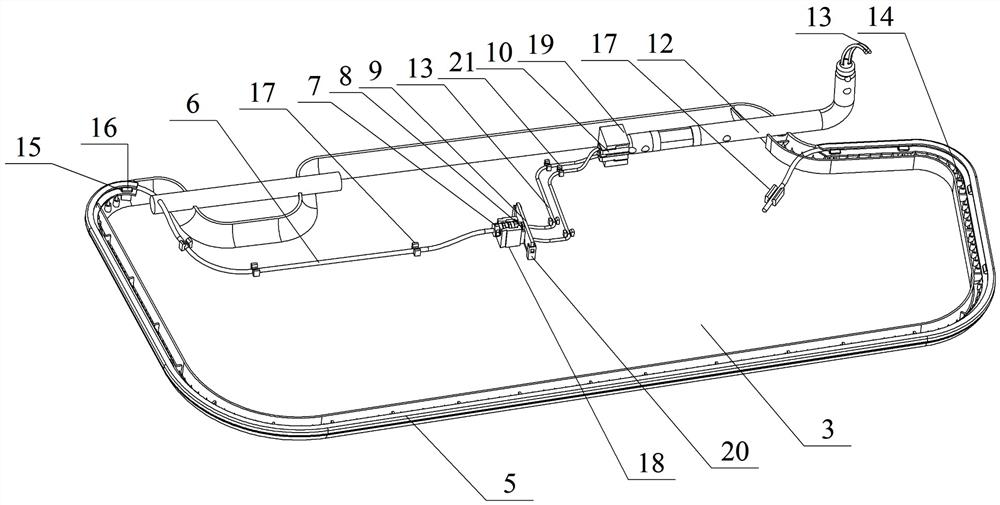 Automobile sun visor with LED atmosphere lamps capable of emitting light from periphery